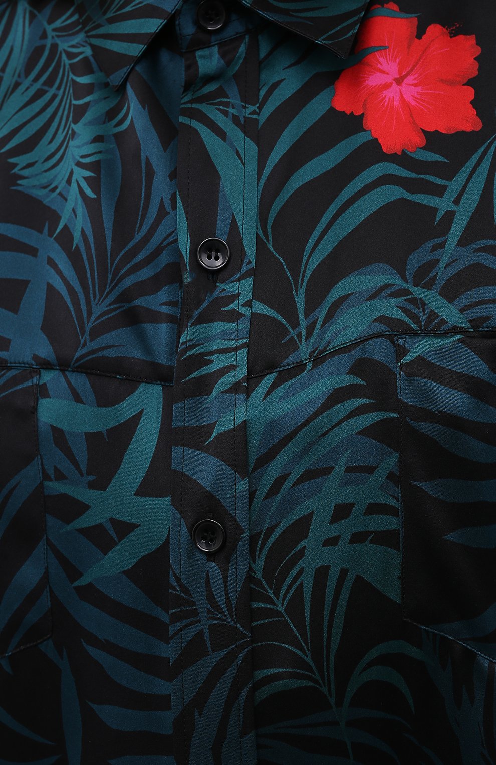 Шелковая туника SAINT LAURENT, арт. 642423/Y2C59, фото 5