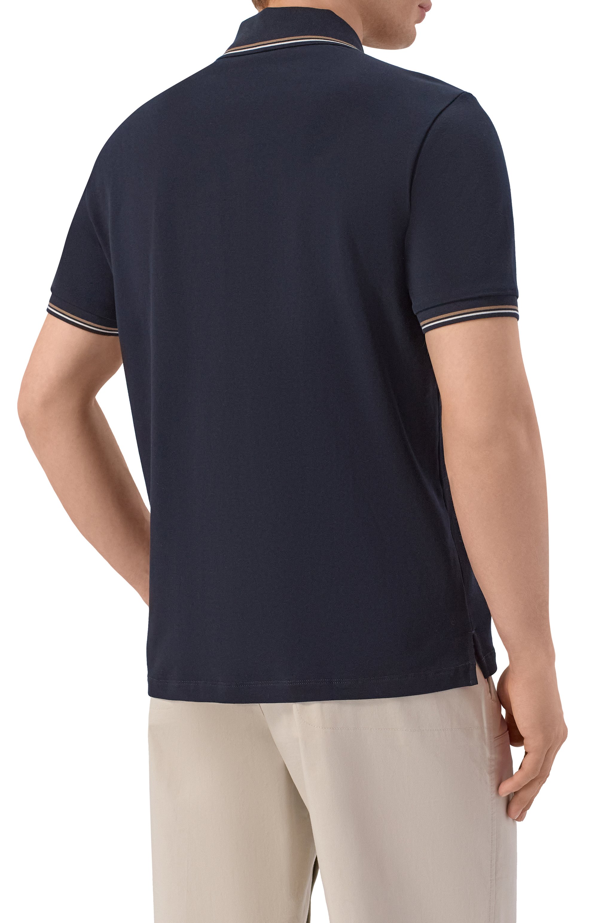 Хлопковое поло EMPORIO ARMANI, арт. EM004606/AF23090, фото 4