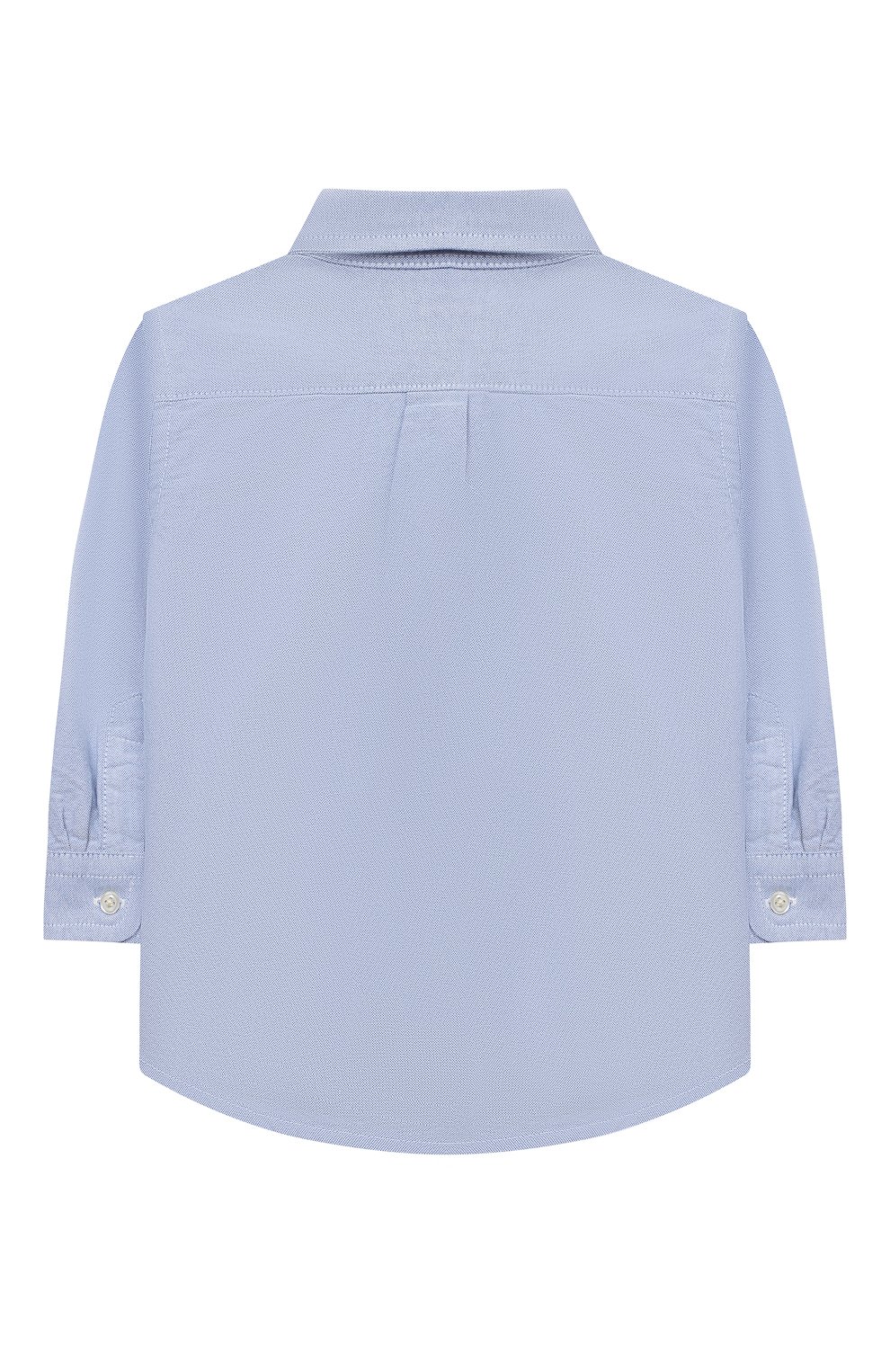 Хлопковая рубашка RALPH LAUREN голубого цвета по цене 8710 руб., арт. 320858907, фото 2 Хлопковая рубашка RALPH LAUREN, арт. 320858907, фото 2