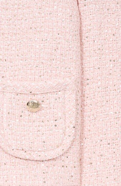 Твидовый жакет ELIE SAAB KIDS, арт. EFGC023/TS1129_001, фото 3