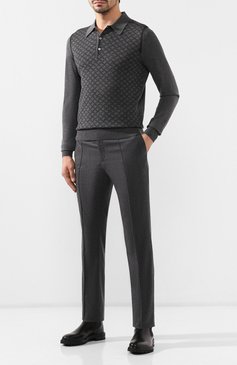 Брюки из смеси шерсти и кашемира BRIONI, арт. RPM10L/08AB3/SIDNEY, фото 2