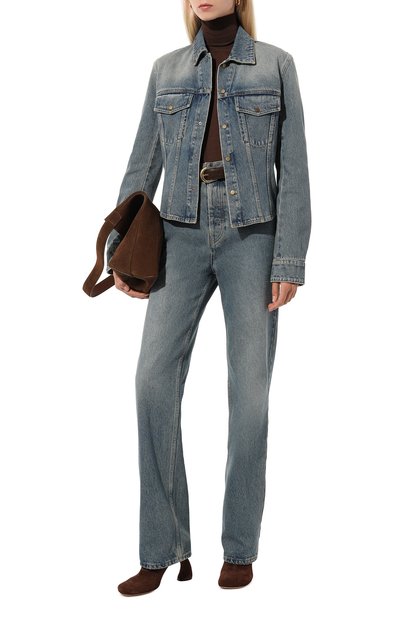 Замшевые ботильоны DRIES VAN NOTEN коричневого цвета по цене 74850 руб., арт. WS242-1146-H95/153, фото 2 Замшевые ботильоны DRIES VAN NOTEN, арт. WS242-1146-H95/153, фото 2