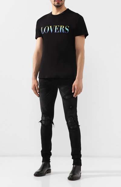 Хлопковая футболка AMIRI, арт. MTSST-L0V, фото 2