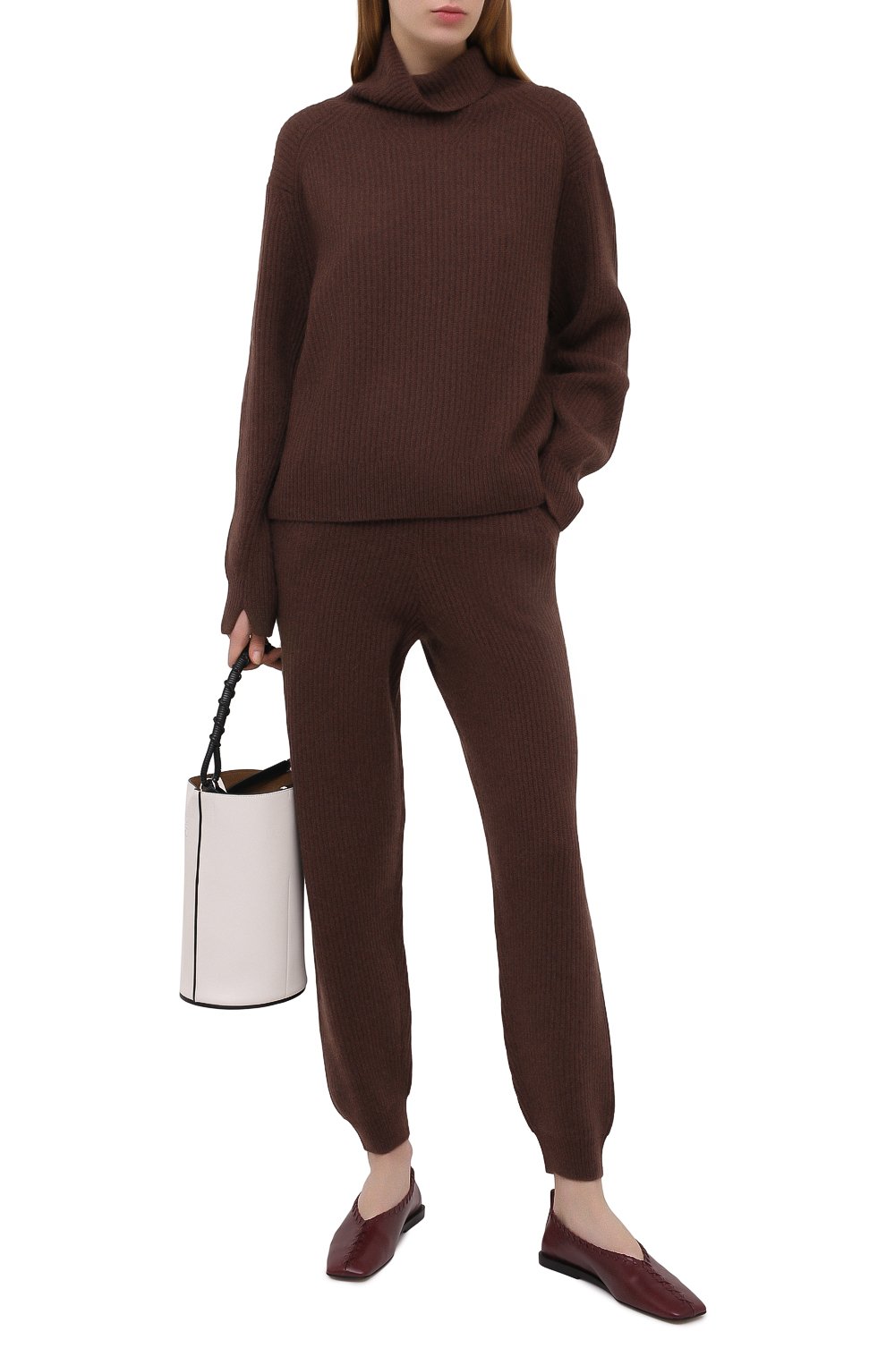 Кашемировый свитер RAG AND BONE коричневого цвета по цене 64450 руб., арт. WAS20FS0418L41, фото 2 Кашемировый свитер RAG AND BONE, арт. WAS20FS0418L41, фото 2