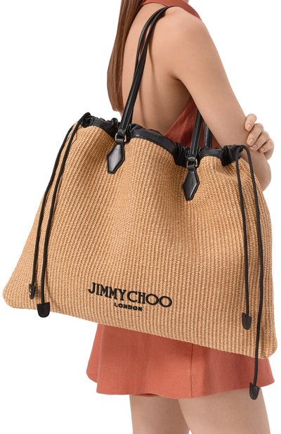 Сумка drawstring large JIMMY CHOO, арт. DRAWSTRINGT0TELQAV, фото 2