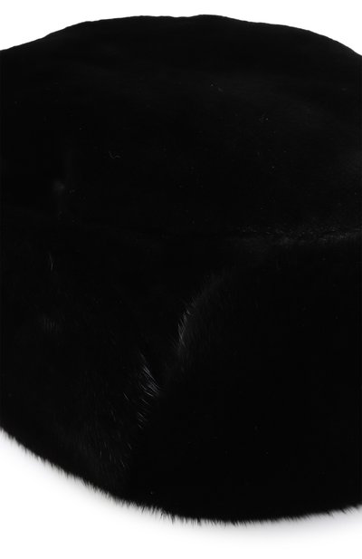 Меховая шапка из норки FURLAND черного цвета по цене 92400 руб., арт. 0015100140147600112, фото 3 Меховая шапка из норки FURLAND, арт. 0015100140147600112, фото 3