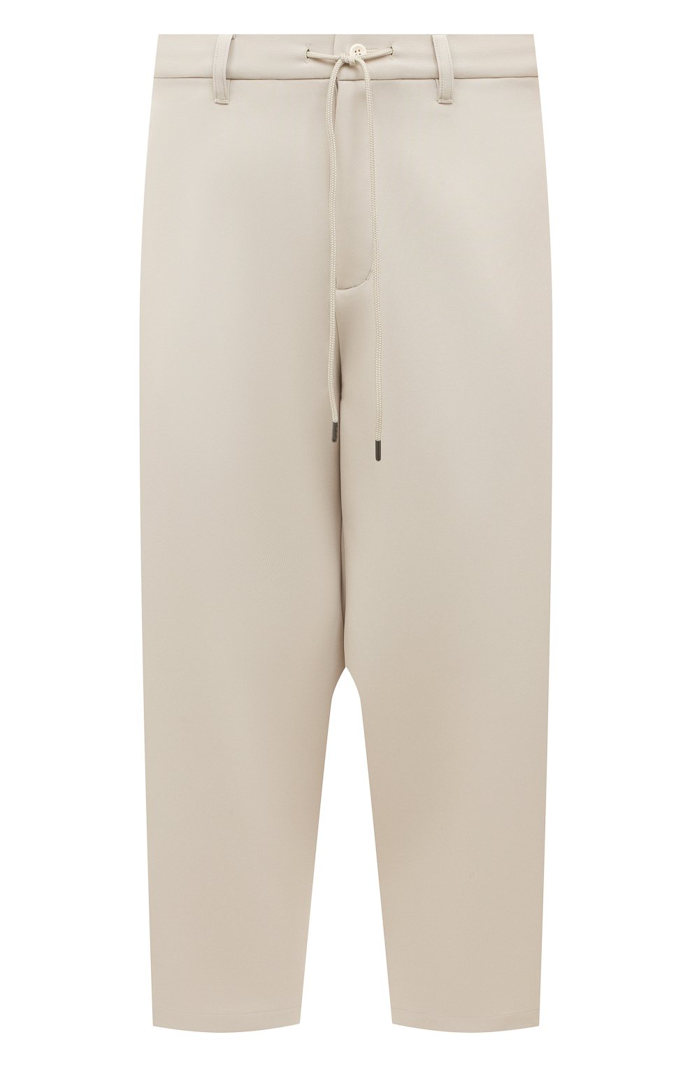 Брюки KAZUYUKI KUMAGAI кремового цвета по цене 40900 руб., арт. AP21-003, фото 1 Брюки KAZUYUKI KUMAGAI, арт. AP21-003, фото 1