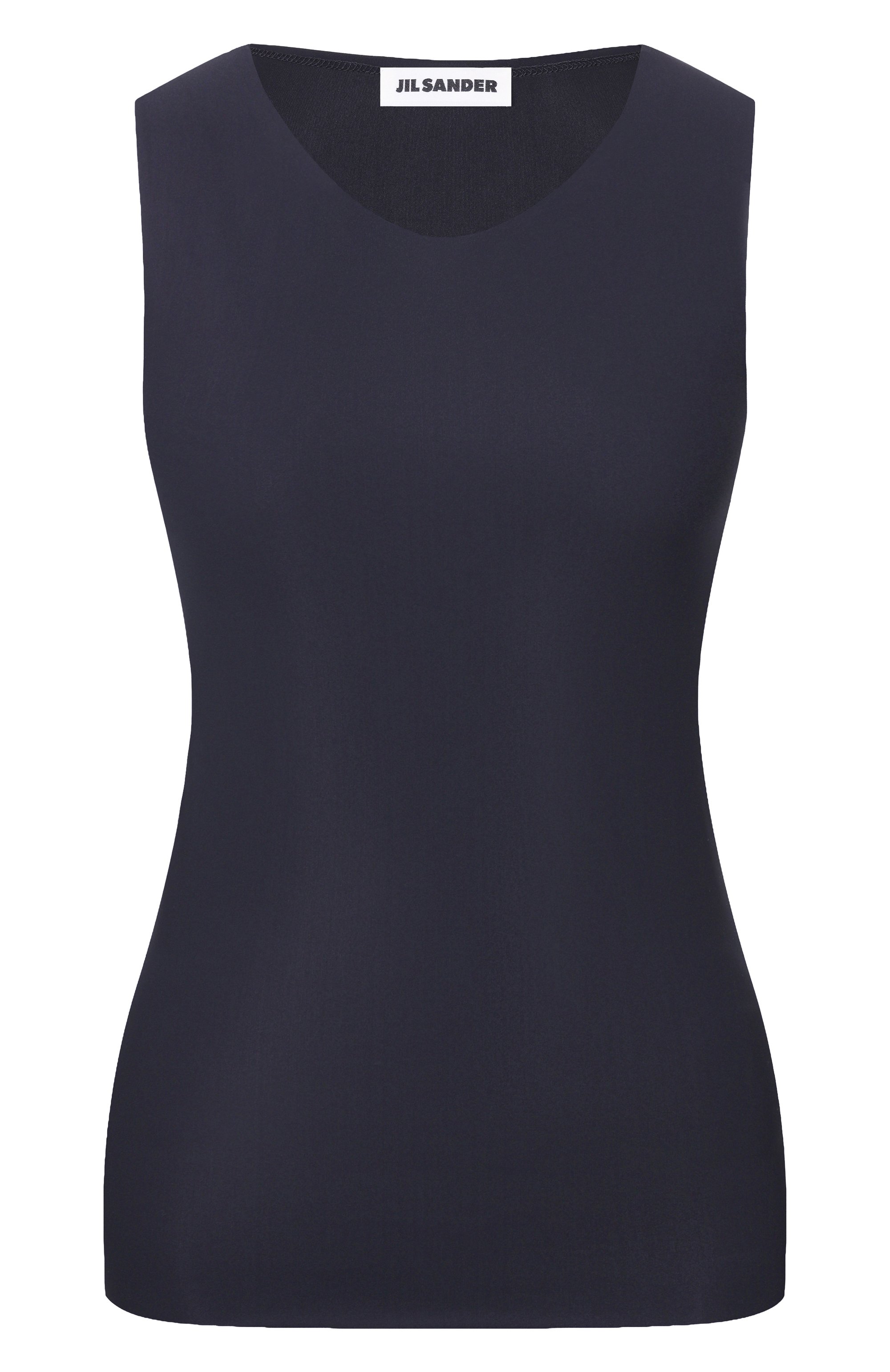 Майка JIL SANDER черного цвета по цене 27250 руб., арт. J01NC0016/J70026, фото 1 Майка JIL SANDER, арт. J01NC0016/J70026, фото 1