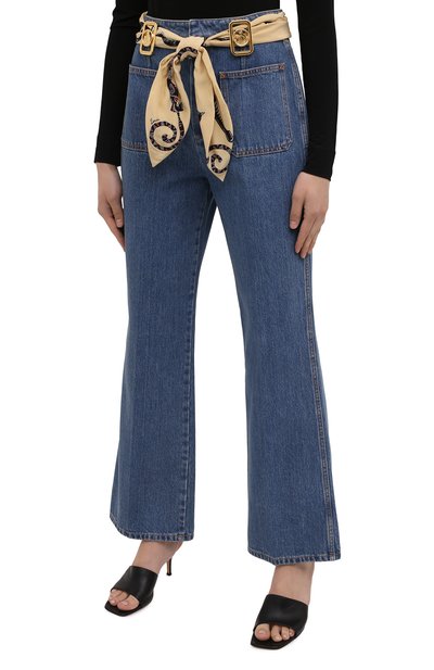 Джинсы LANVIN темно-синего цвета по цене 99500 руб., арт. RW-TR0023-D002-E21, фото 3 Джинсы LANVIN, арт. RW-TR0023-D002-E21, фото 3