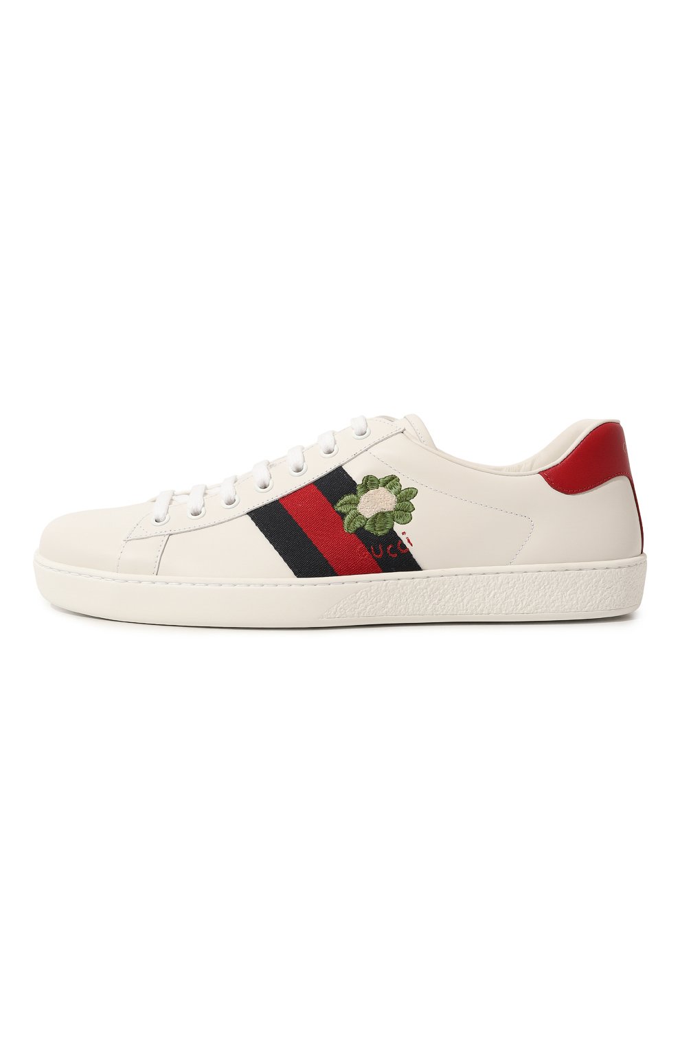 Кожаные кеды ace GUCCI, арт. 630610 1XG60, фото 4