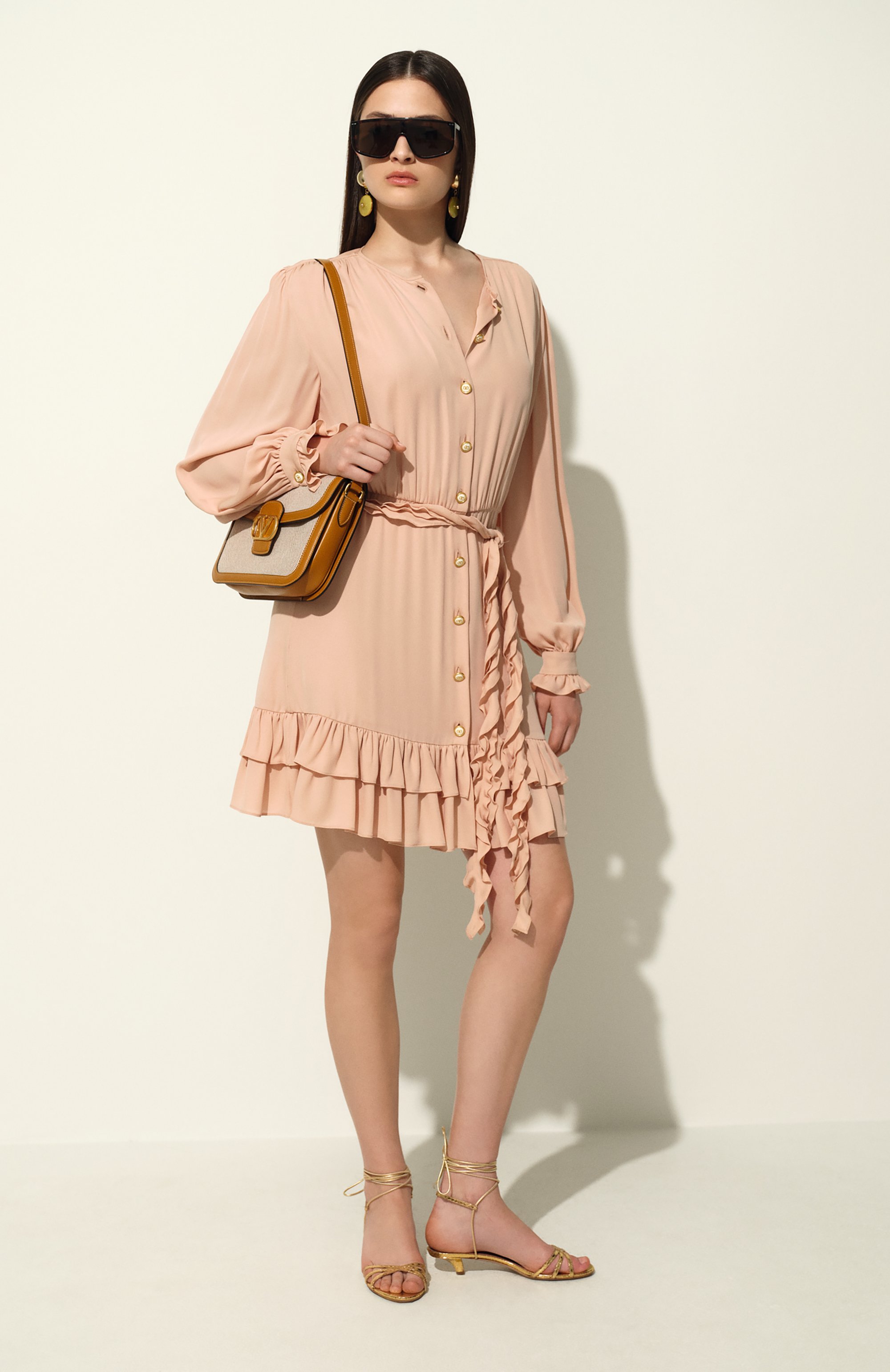 Шелковое платье VALENTINO, арт. 6B3VAF031MH, фото 7