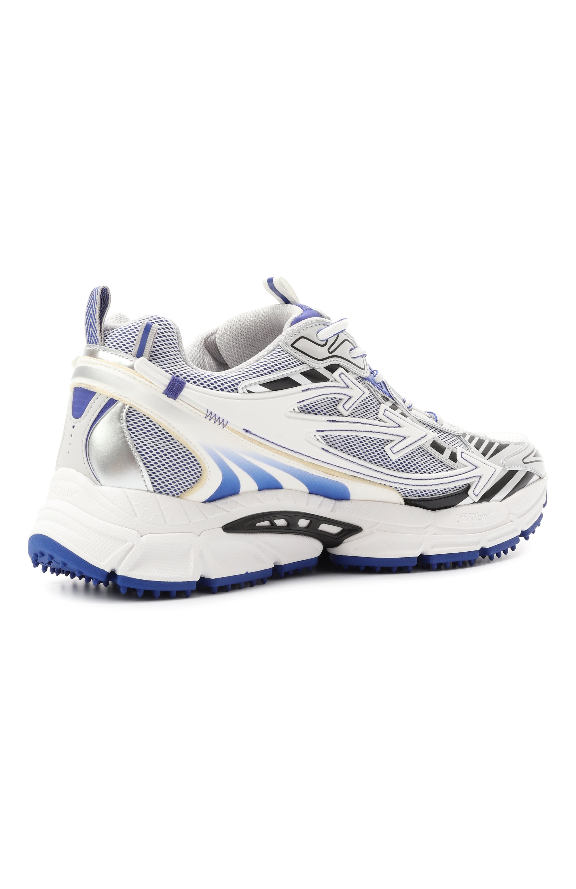 Комбинированные кроссовки be right back OFF-WHITE, арт. 0MIA295S25FAB0054501, фото 5