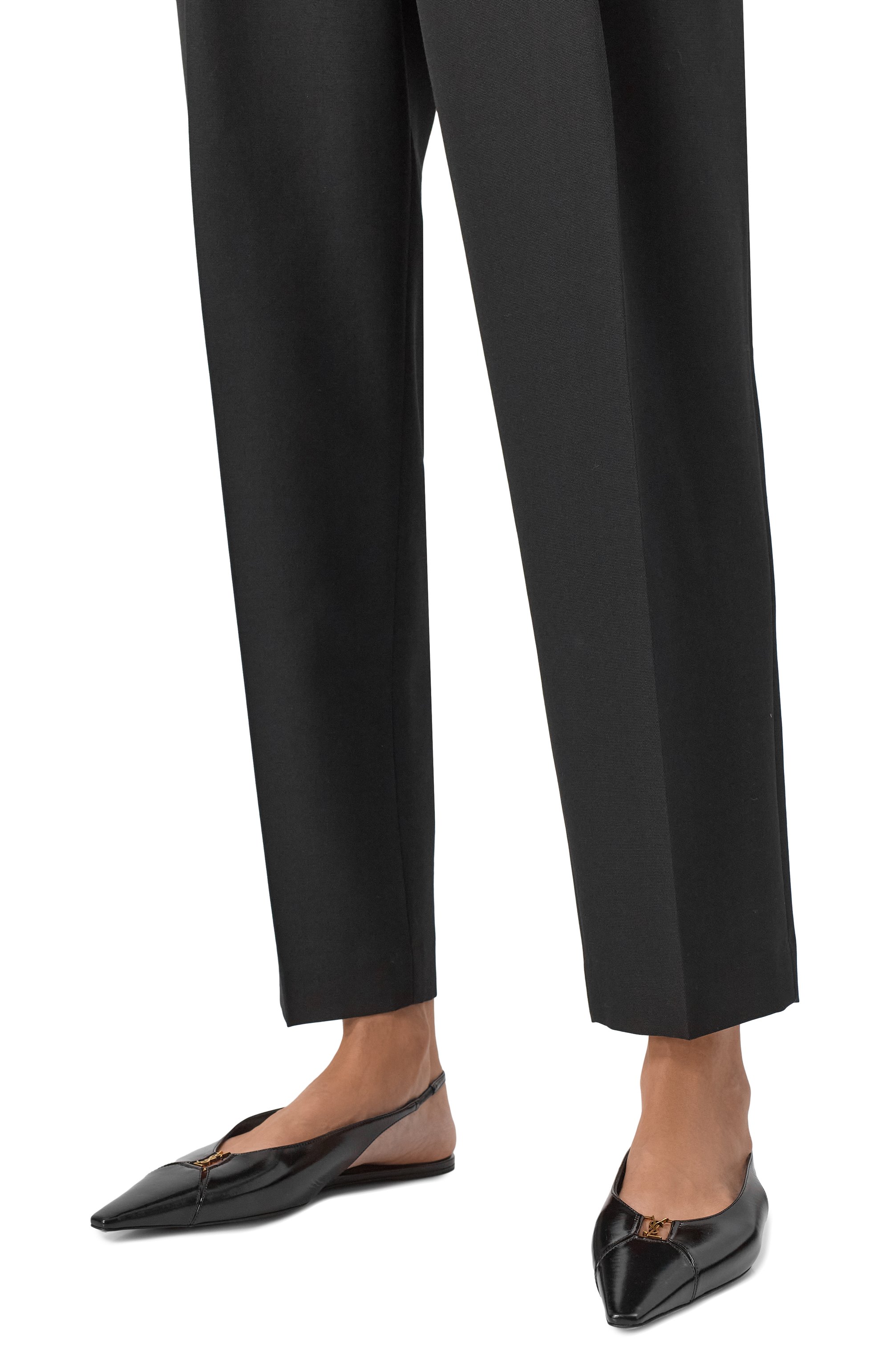 Кожаные балетки babylone SAINT LAURENT, арт. 800240/AAEHI, фото 2