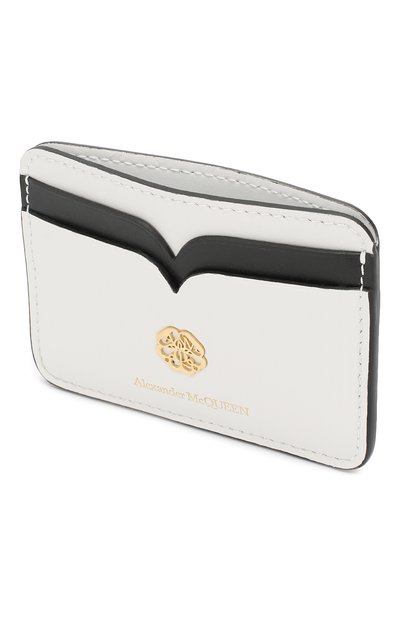 Кожаный футляр для кредитных карт ALEXANDER MCQUEEN белого цвета по цене 28500 руб., арт. 610198/1CWDT, фото 3 Кожаный футляр для кредитных карт ALEXANDER MCQUEEN, арт. 610198/1CWDT, фото 3