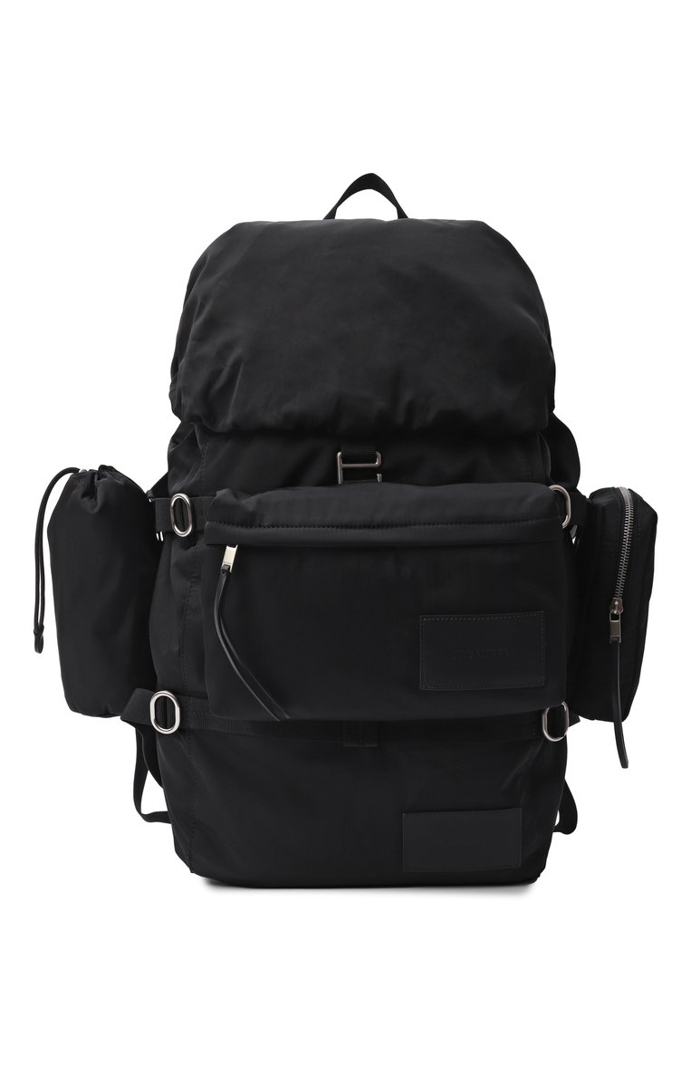 Мужско�й рюкзак outdoor JIL SANDER черного цвета, арт. J49WA0001-P7357 | Фото 1 (Размер: large; Материал: Текстиль; Стили: Кэжуэл)