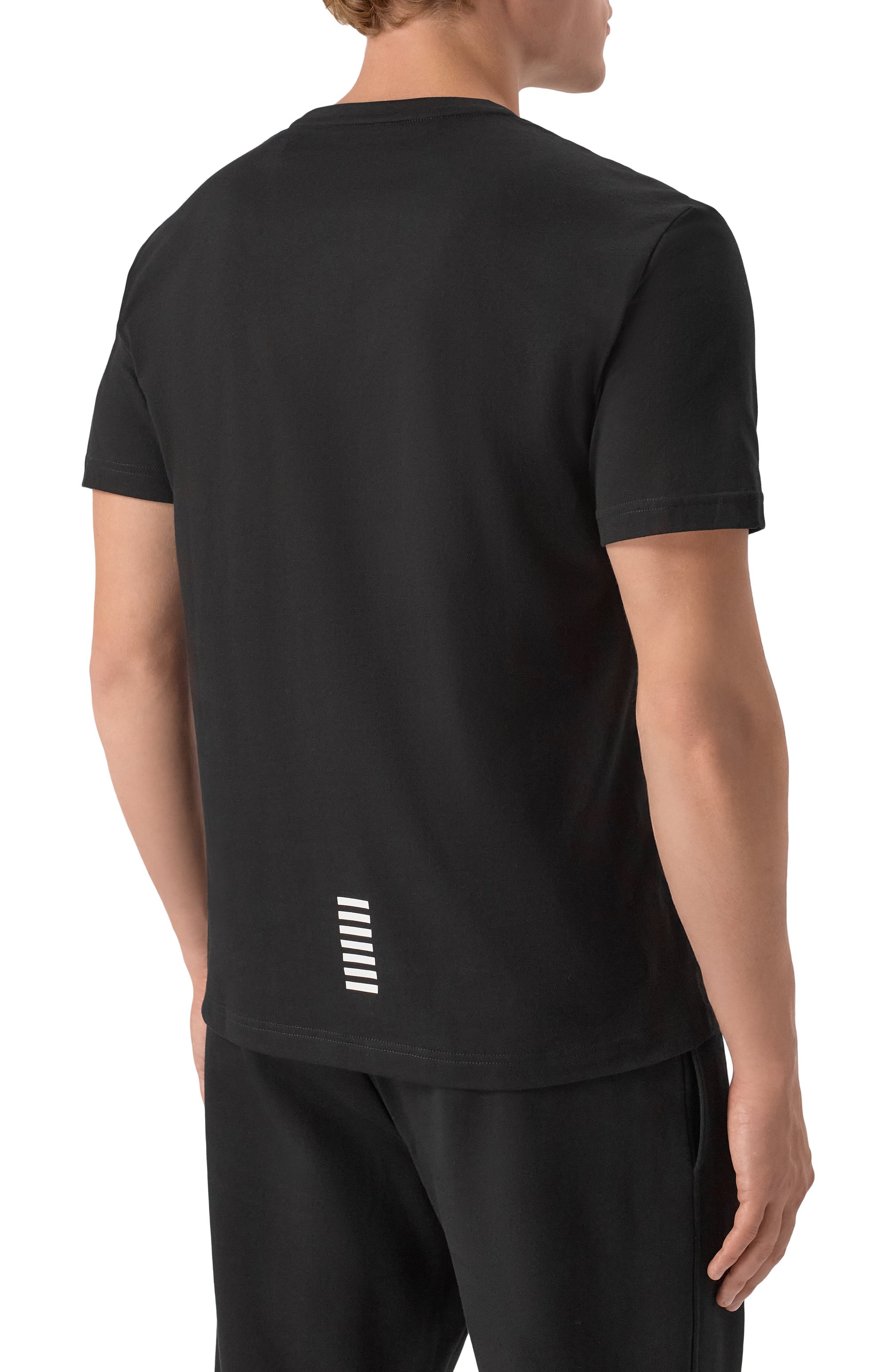 Хлопковая футболка EA7, арт. 8NPT25/PJVPZ, фото 4