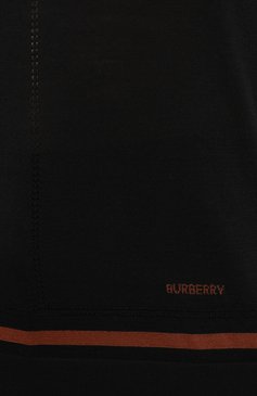 Женский пуловер из шерсти и шелка BURBERRY черного цвета, арт. 8036186 | Фото 5 (Материал внешний: Шерсть; Длина (для топов): Стандартные; Региональные ограничения белый список (Axapta Mercury): RU; Материал сплава: Проставлено; Женское Кросс-КТ: Пуловер-одежда; Драгоценные камни: Проставлено; Рукава: 3/4; Стили: Кэжуэл)