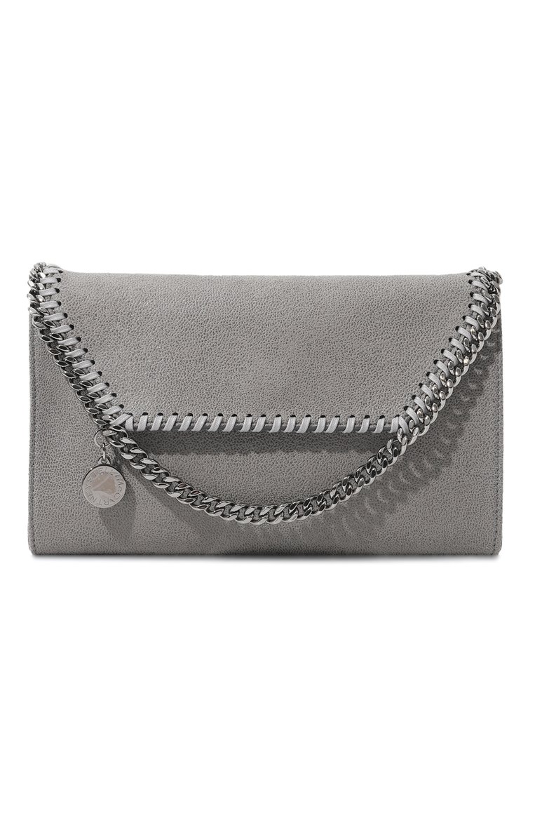 Женская сумка falabella mini STELLA MCCARTNEY светло-серого цвета, арт. 581238/W9132 | Фото 1 (Материал: Текстиль; Размер: mini; Ремень/цепочка: На ремешке; Сумки-технические: Сумки через плечо)