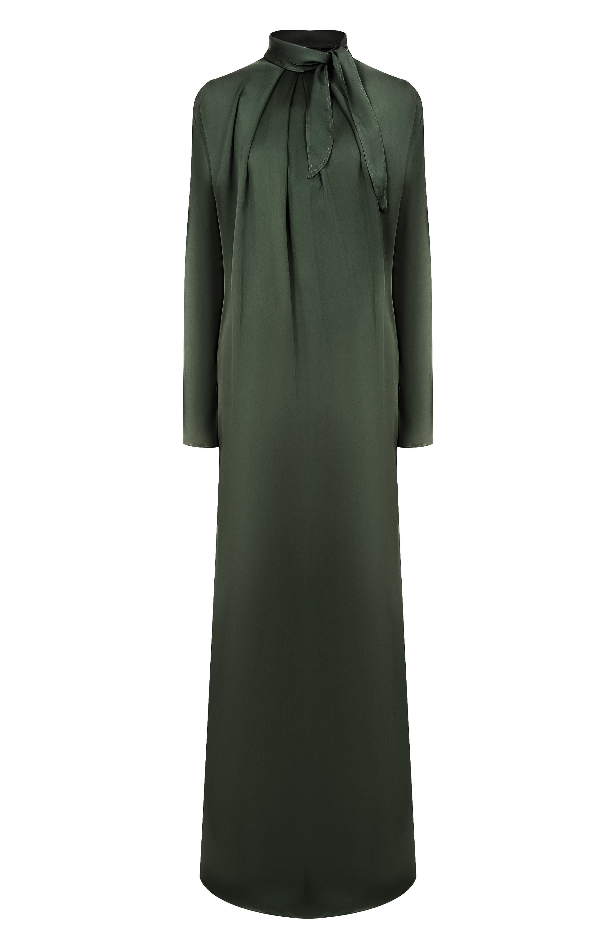 Шелковое платье PETAR PETROV темно-зеленого цвета по цене 274500 руб., арт. S26TD9, фото 1 Шелковое платье PETAR PETROV, арт. S26TD9, фото 1