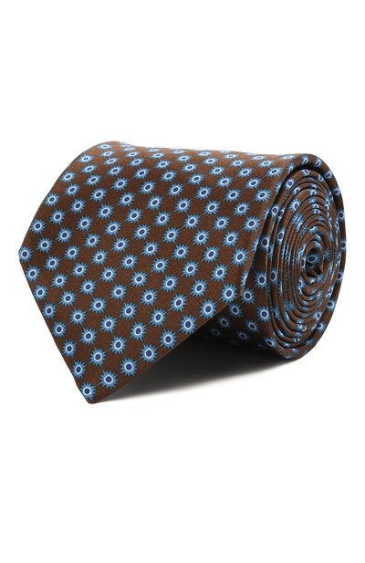 Мужской шелковый галстук CORNELIANI, арт. 87U390-1120323/00