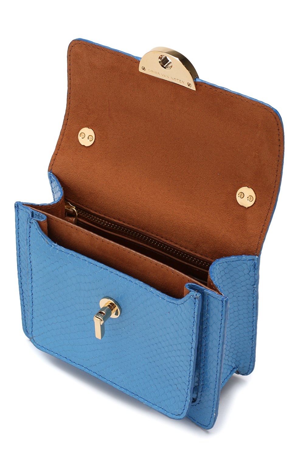 Сумка из кожи с тиснением DRIES VAN NOTEN, арт. 191-31504-135, фото 4