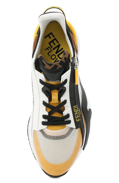 Комбинированные кроссовки flow FENDI, арт. 7E1392 AD7V, фото 5