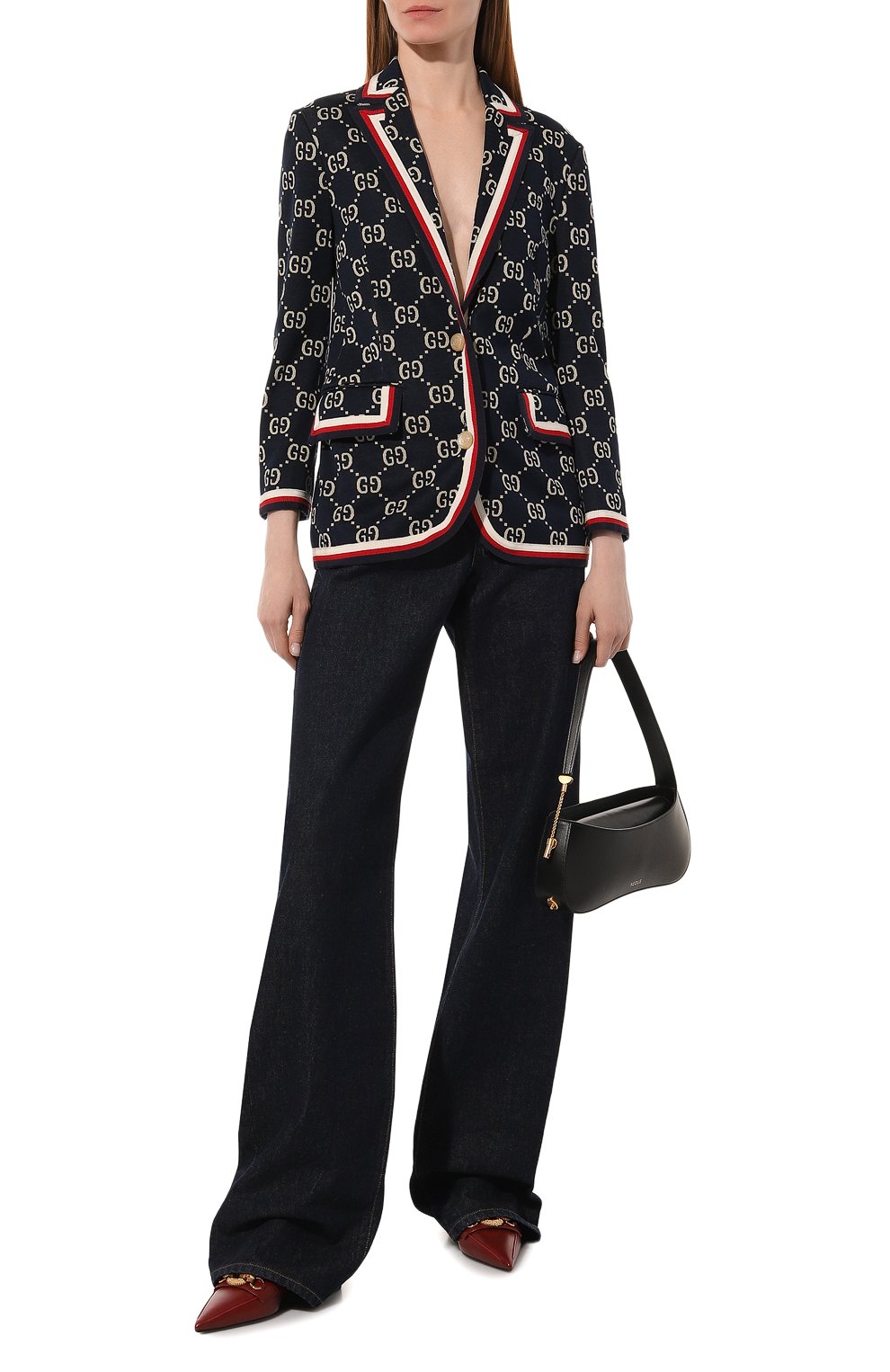 Хлопковый жакет GUCCI, арт. 558338 XJAEA, фото 2