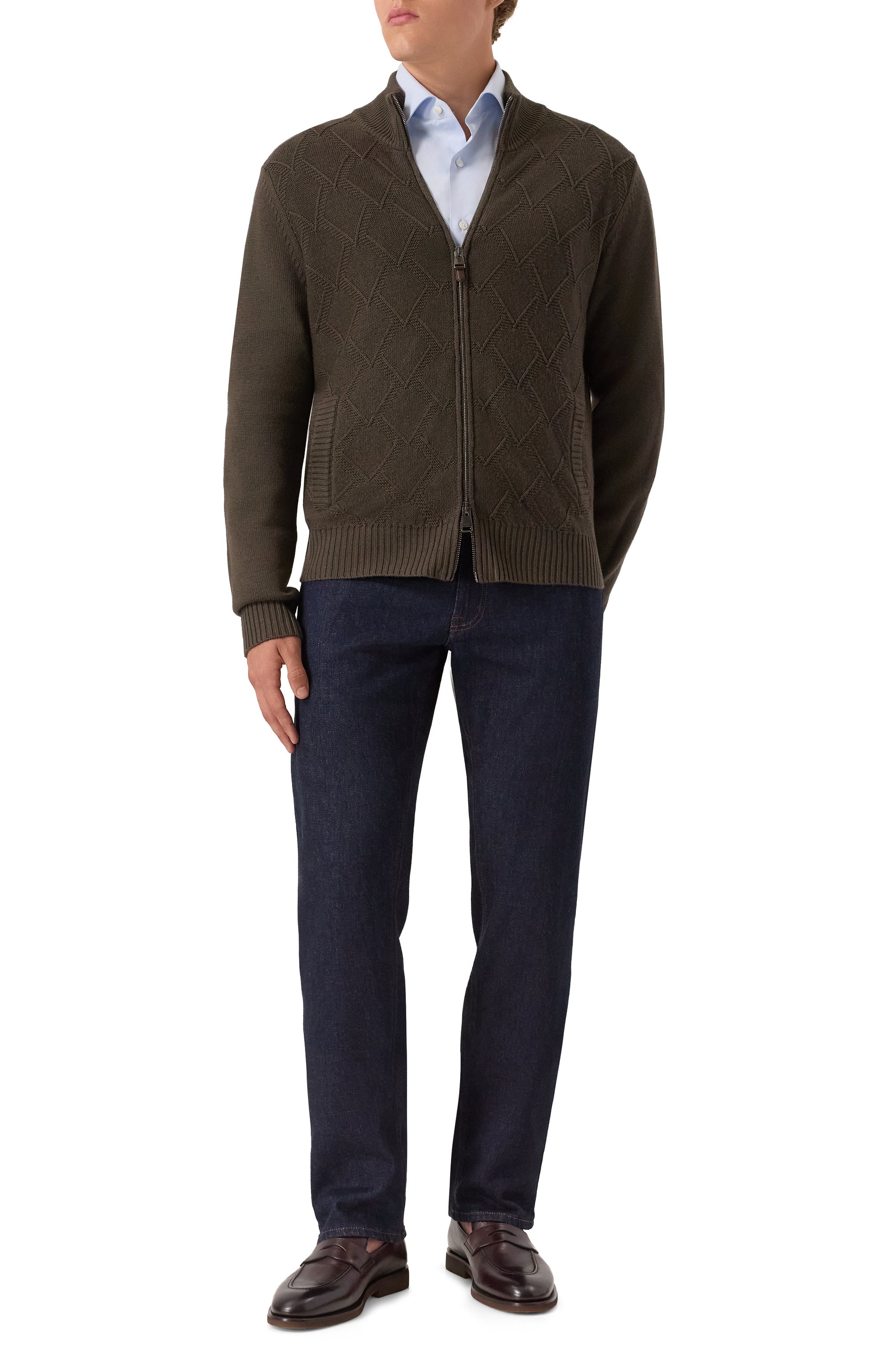 Шерстяной кардиган CANALI, арт. C1137/MK02360, фото 2