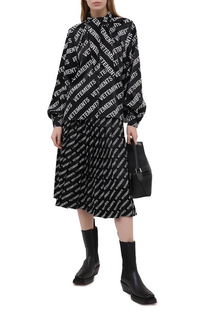 Блузка VETEMENTS, арт. WE51SH700B 2606/BLACK/WHITE, фото 2