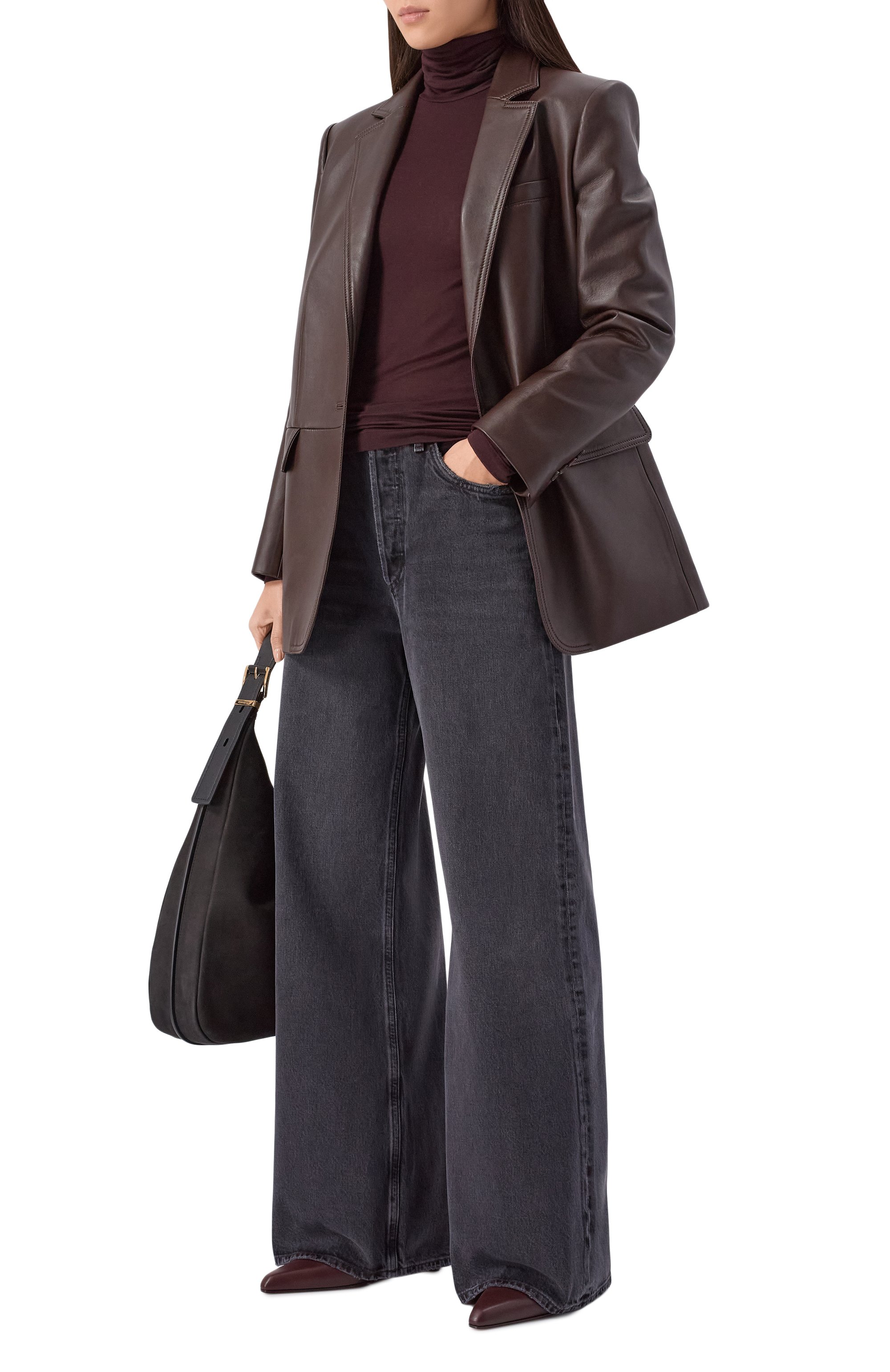 Джинсы dame AGOLDE черного цвета по цене 55300 руб., арт. A1981157, фото 2 Джинсы dame AGOLDE, арт. A1981157, фото 2