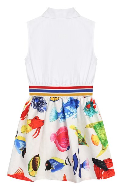 Хлопковое платье STELLA JEAN KIDS, арт. J/JF/AB47/0363/4A-6A, фото 2