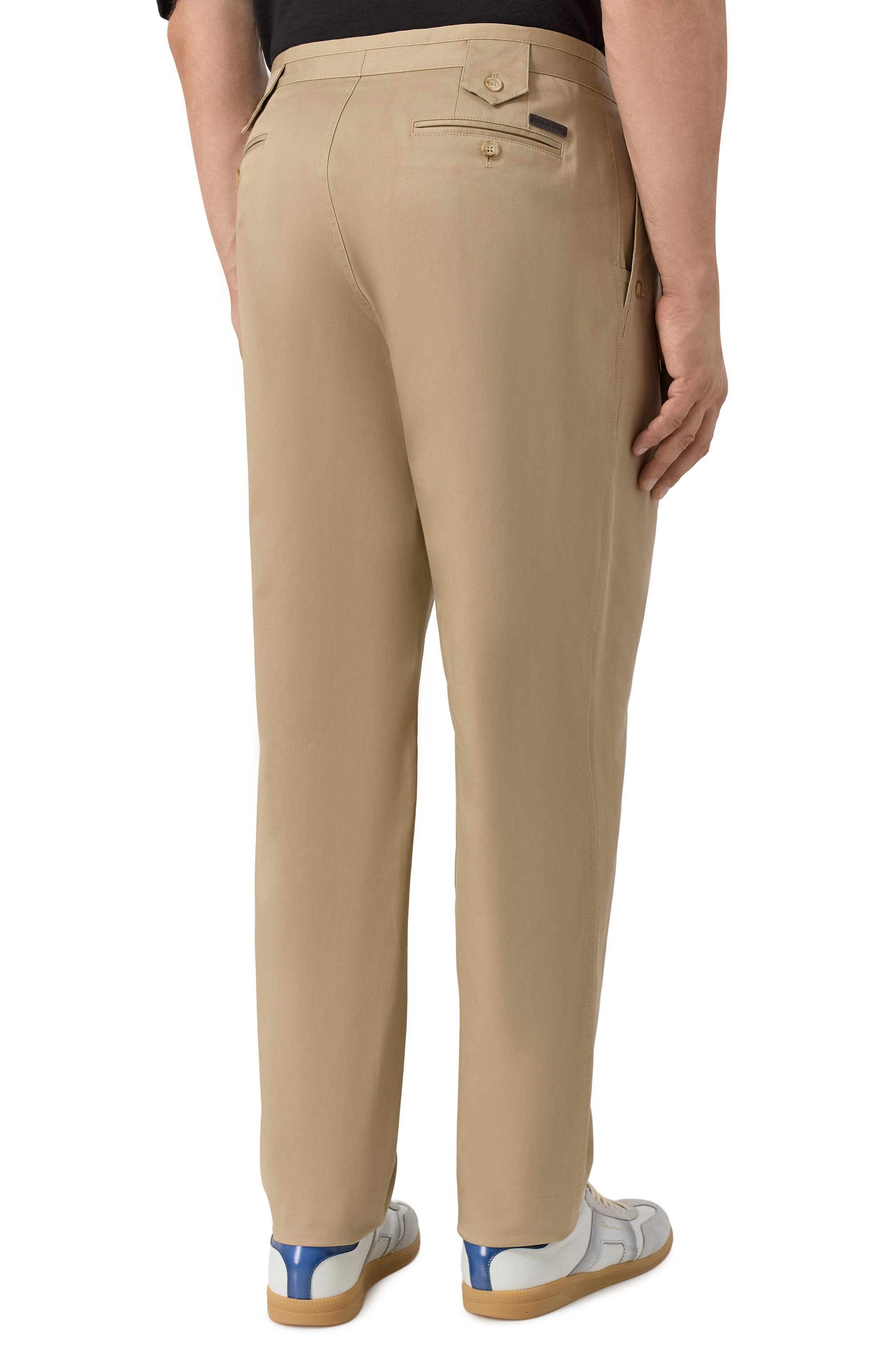 Хлопковые брюки DOLCE & GABBANA, арт. GP13XT/FUFL3, фото 4