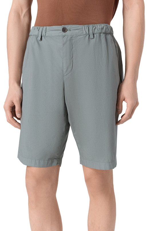 Хлопковые шорты Paul&Shark 25414026 Хаки  25414026 Фото 3