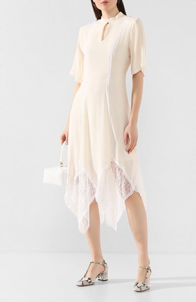 Платье из смеси вискозы и шелка SEE BY CHLOÉ, арт. CHS20SR013014, фото 2