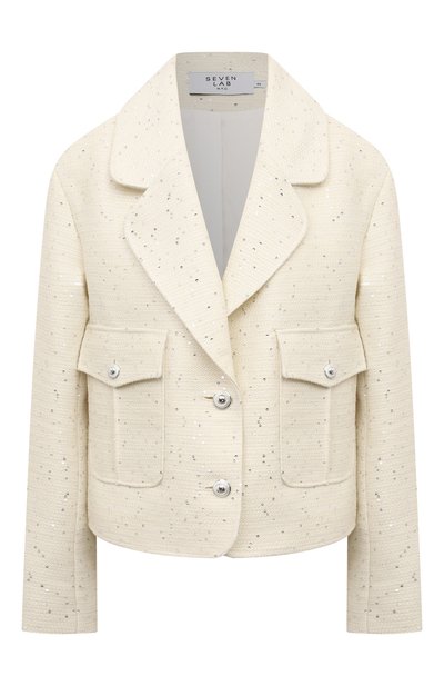 Твидовый жакет с отделкой пайетками SEVEN LAB, арт. SJT.42.103.473, фото 1