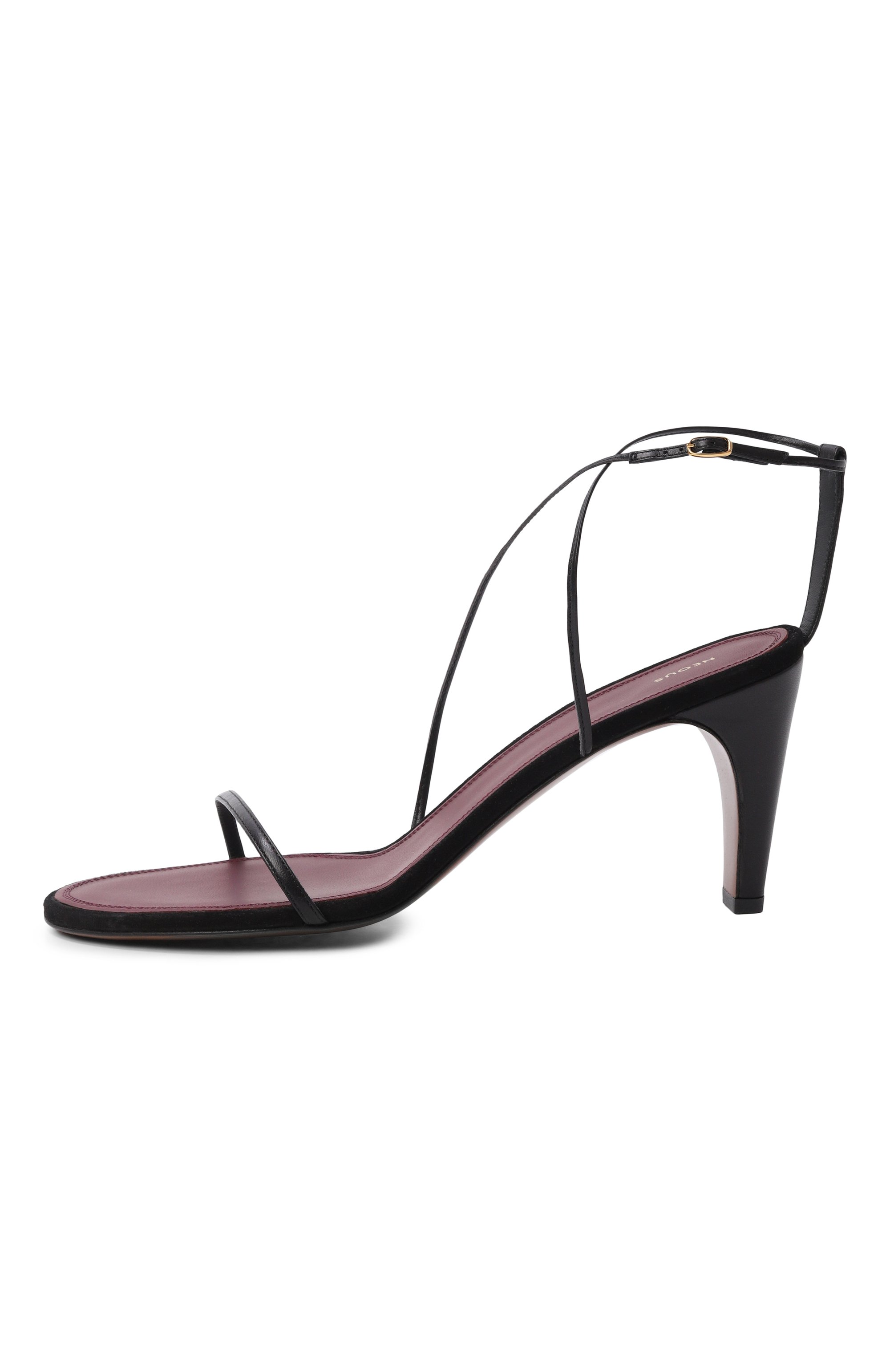 Кожаные босоножки chamu 80 NEOUS черного цвета по цене 82700 руб., арт. 00520N01/LEATHER, фото 4 Кожаные босоножки chamu 80 NEOUS, арт. 00520N01/LEATHER, фото 4
