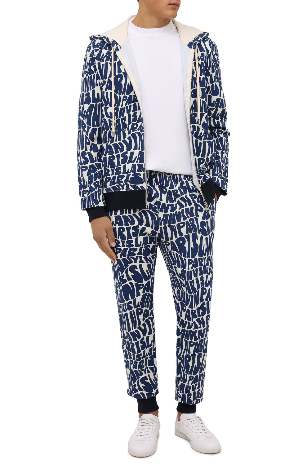 Хлопковые джоггеры LANVIN, арт. RM-TR0041-J064-A21, фото 2