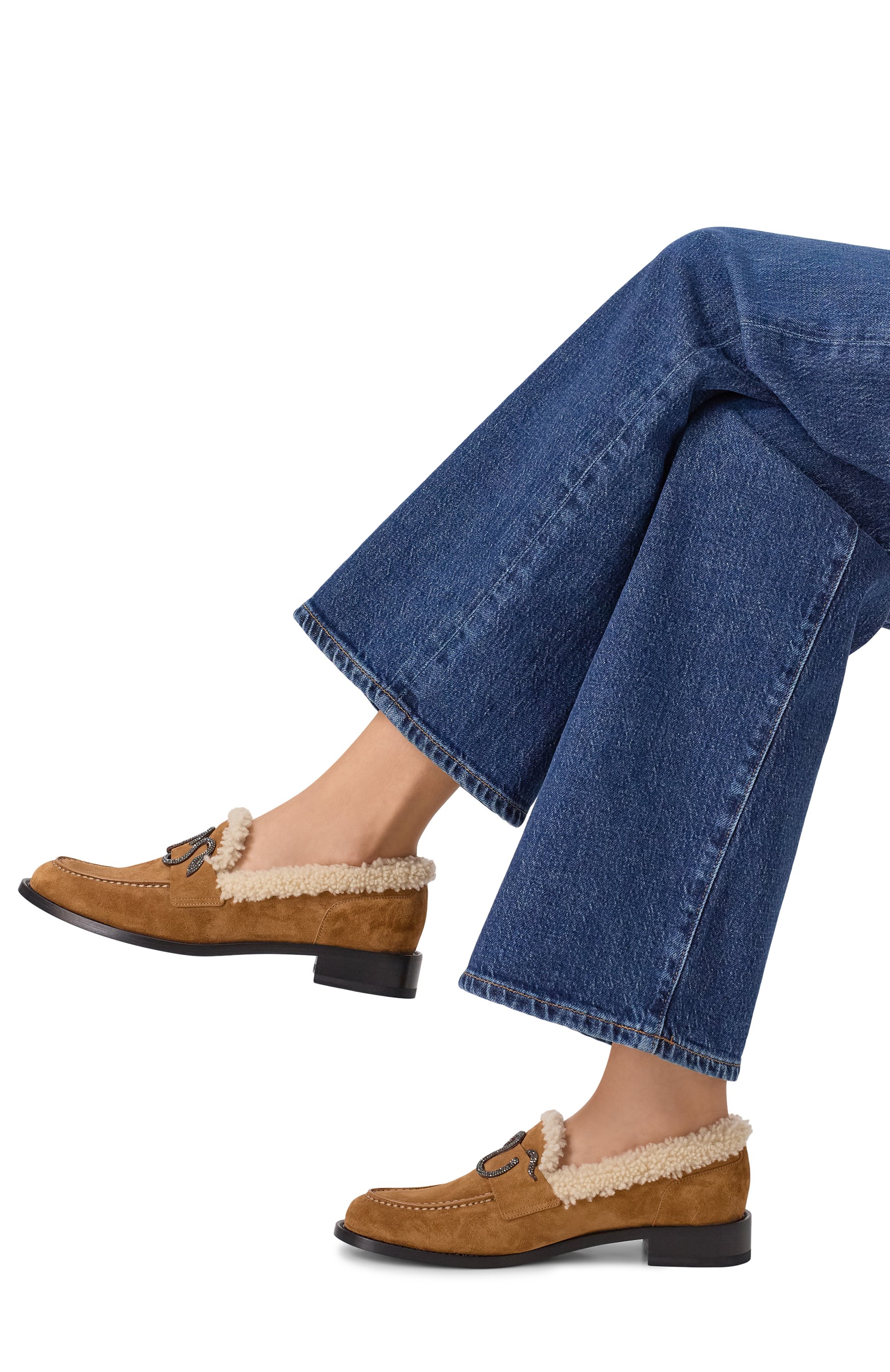 Замшевые лоферы morgana RENE CAOVILLA, арт. C12635-020/CR01, фото 2