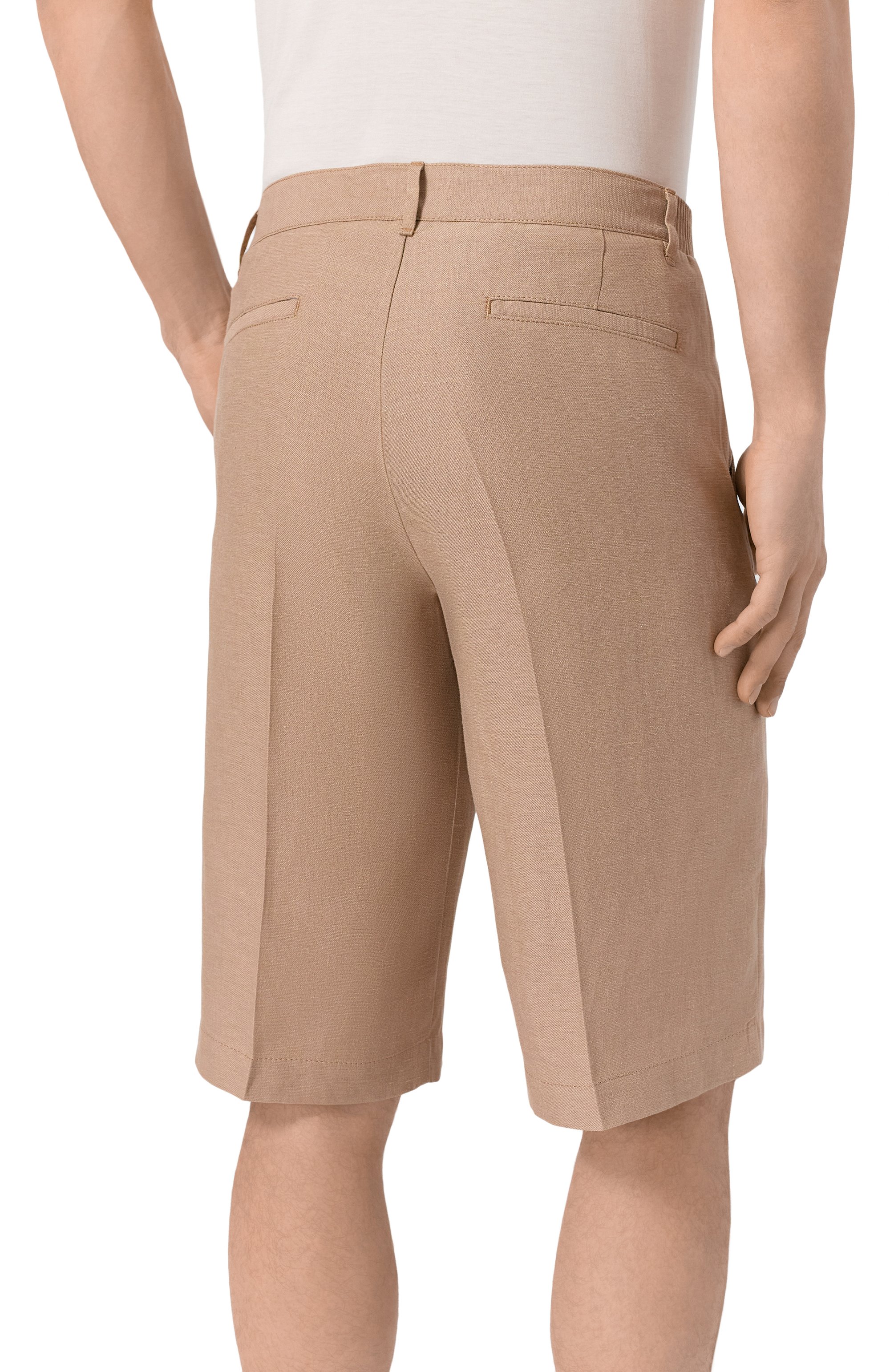 Шорты изо льна и шелка MVST, арт. M26.CSM.T408/TXAVI, фото 4