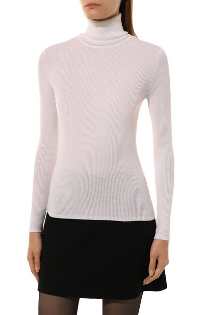 Шерстяная водолазка P.A.R.O.S.H. кремового цвета по цене 26350 руб., арт. D512552X, фото 3 Шерстяная водолазка P.A.R.O.S.H., арт. D512552X, фото 3