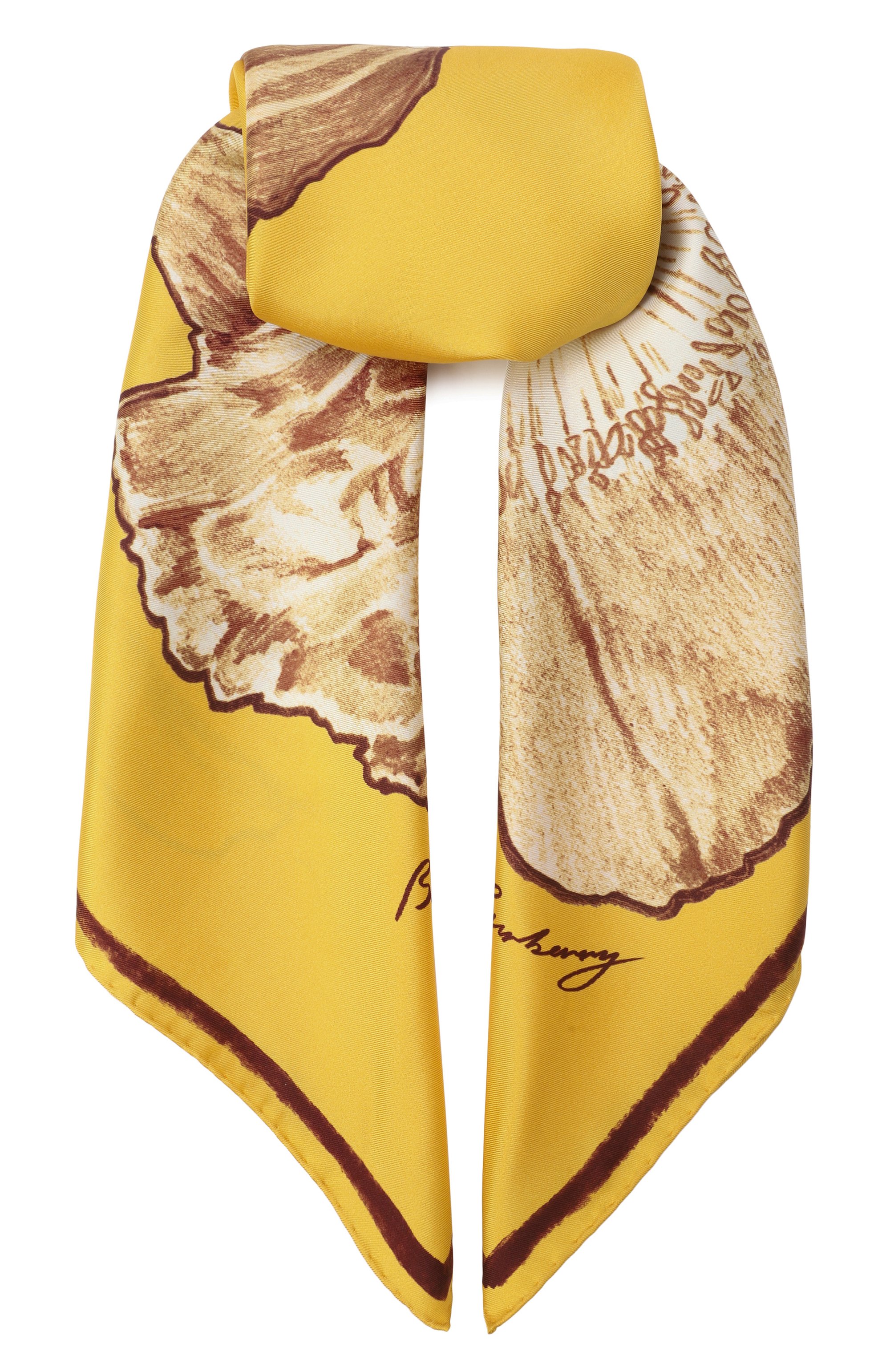 Шелковый платок BURBERRY, арт. 8108329, фото 1