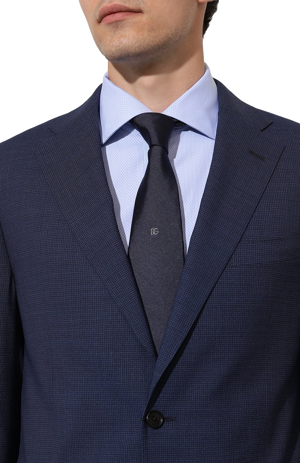 Шелковый галстук DOLCE & GABBANA, арт. GT147E/G0UBW, фото 2