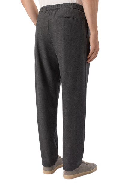 Кашемировые брюки GIORGIO ARMANI темно-серого цвета по цене 297500 руб., арт. GM000249/TE10115, фото 4 Кашемировые брюки GIORGIO ARMANI, арт. GM000249/TE10115, фото 4