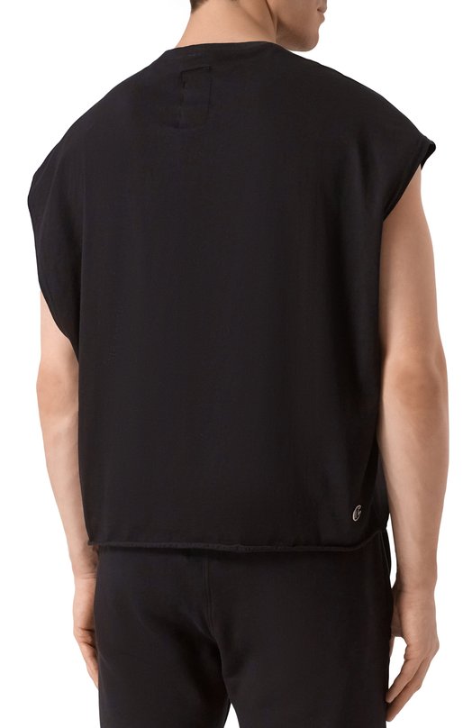 Хлопковая майка Rick Owens x Champion Rick Owens CM01E1668/CHJG Чёрный  CM01E1668/CHJG Фото 4