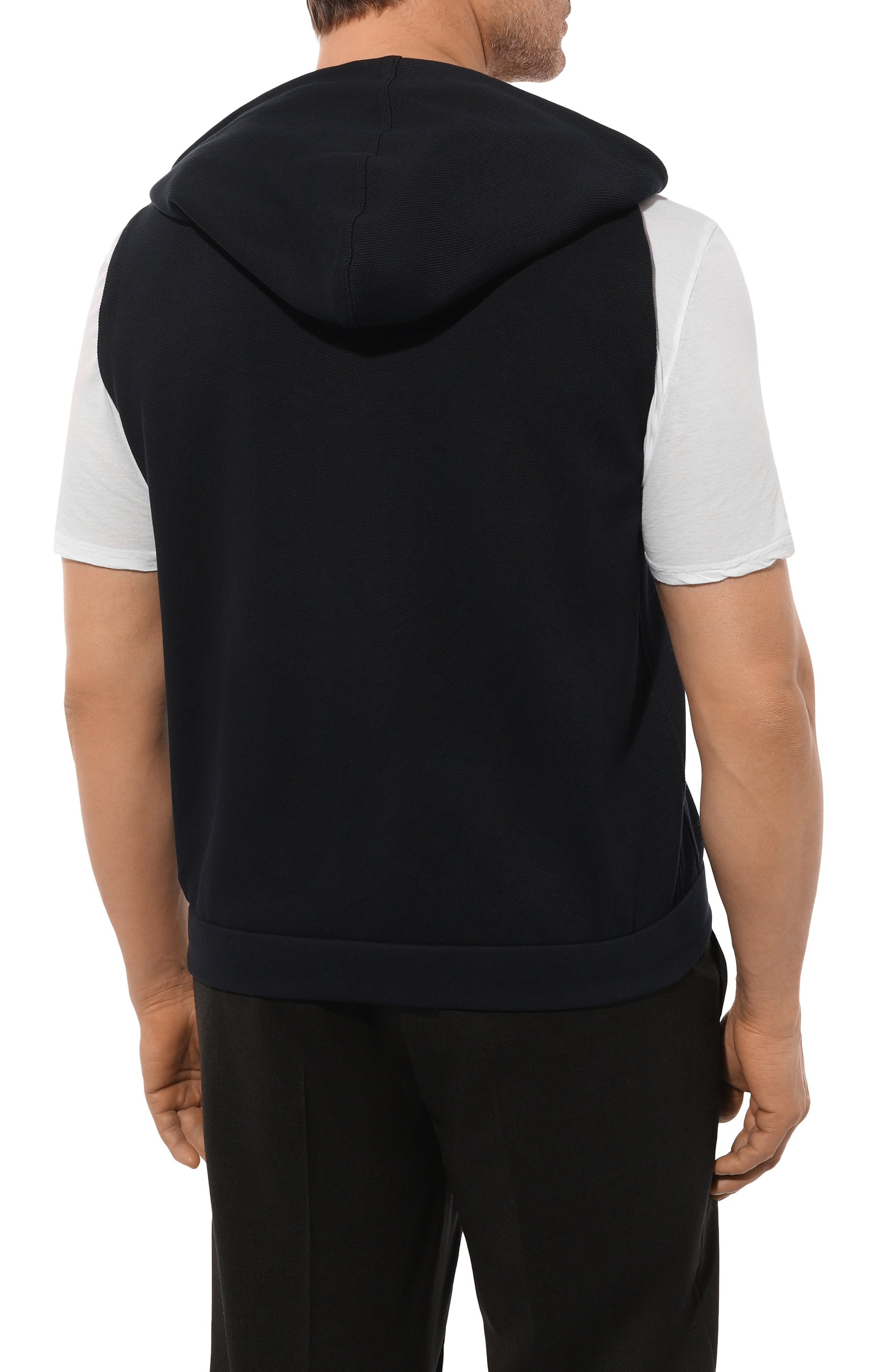 Хлопковый жилет KITON, арт. UWH1829V0851C_UWQ1829V0851C_UWJ1829V0851C_1, фото 4