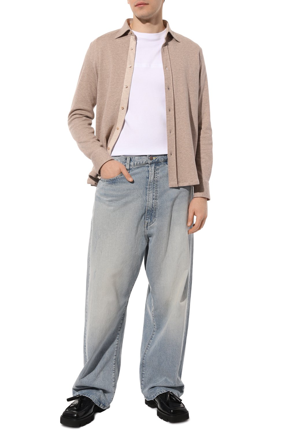 Рубашка из хлопка и кашемира STEFANO RICCI, арт. CJ007040/TE2602, фото 2