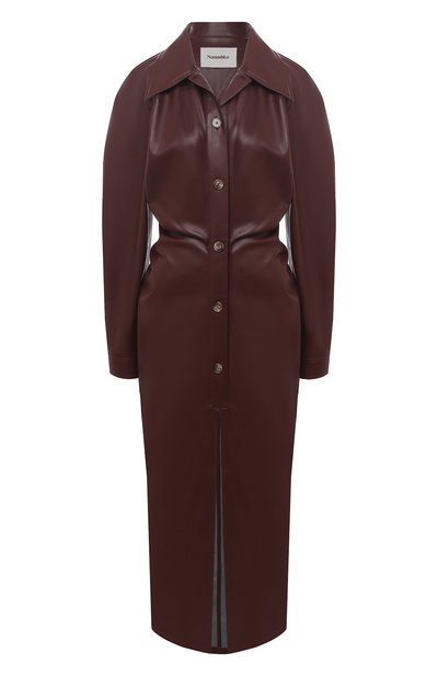 Женское платье NANUSHKA, арт. SAMI_PLUM CHUTNEY_VEGAN LEATHER
