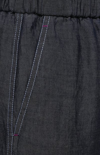Брюки GIORGIO ARMANI синего цвета по цене 82650 руб., арт. 1SHPP0H2/T02GG, фото 5 Брюки GIORGIO ARMANI, арт. 1SHPP0H2/T02GG, фото 5