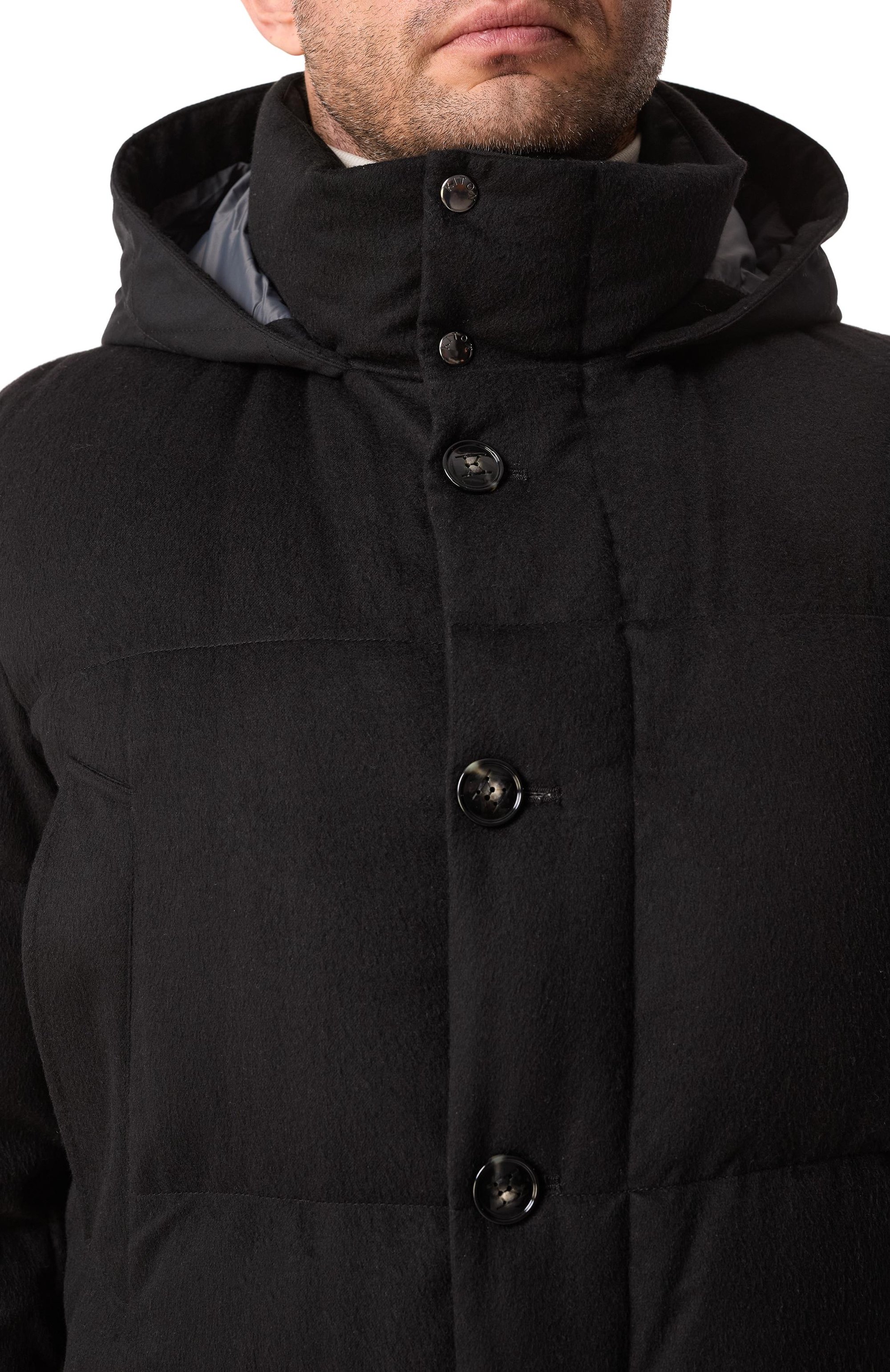 Кашемировый пуховик KITON, арт. UW1912V0455F01/68, фото 5