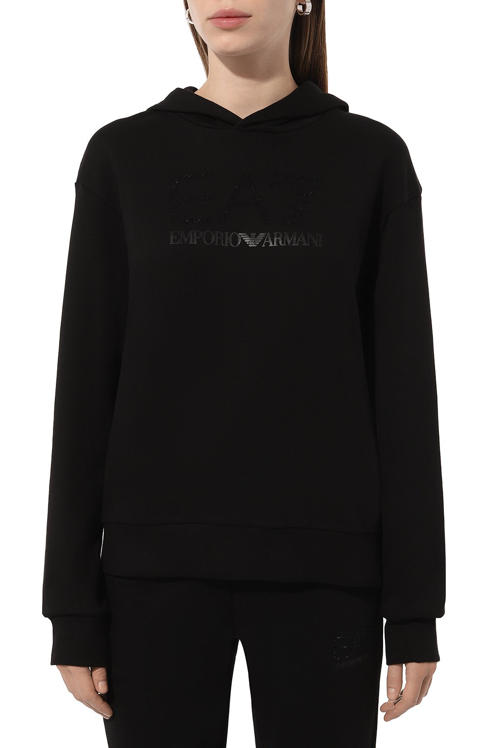 Хлопковое худи EA7, арт. 6DTM17/TJD0Z, фото 3